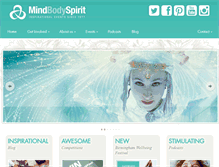 Tablet Screenshot of mindbodyspirit.co.uk